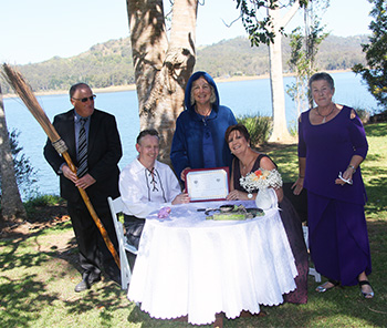 Marry Me Marilyn_Chris_James_Renewal of Vows Signing Secrets on the Lake Montville
